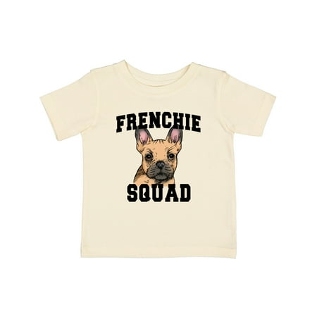 

Inktastic Cute French Bulldog Frenchie Squad Gift Baby Boy or Baby Girl T-Shirt