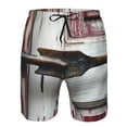 thumbnail image 3 of Sikiie Poignée de Porte Rustique Gros Plan Imprimé Shorts de Plage pour Hommes, Shorts à Séchage Rapide Haute Élasticité - avec Cordon et Poches Antidérapantes, Adaptés pour Plage, Sports, Vacances-TG, 3 of 6