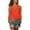 Orange, variant on GDREDA Crew Neck Tank Tops For Women Button Down Tank Tops Neck Sleeveless T Shirts Blouses Loose Pocket Women's Tanks & Camis Army Green,S