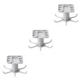 thumbnail image 1 of maskred 1/2/3/5 1111Fourone Rotating Hanging Holder Rotatable Hanger for Spoon Multifunctional Kitchen Hanging Holder Gray 3PCS, 1 of 6