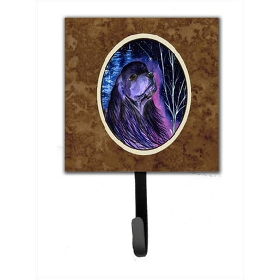 Starry Night Cocker Spaniel Leash Holder Or Key Hook