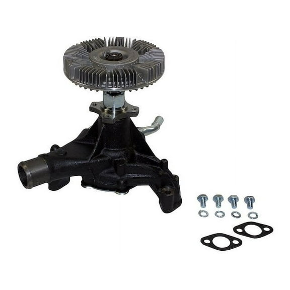 Engine Water Pump with Fan Clutch - Compatible with 1996 - 2005 Chevy Blazer 1997 1998 1999 2000 2001 2002 2003 2004