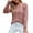 Pink, variant on HAiming Women's Cable Knitted Sweater Casual Long Sleeve Crewneck Fall Winter Trendy Pullover Jumper Tunic Tops