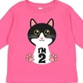 thumbnail image 4 of Inktastic 2nd Birthday Cat 2 Year Old Girl Girls Long Sleeve Toddler T-Shirt, 4 of 5