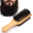 thumbnail image 1 of Multi-Functional Shaving Brush, Beard Brush, Wood For Beard Cleaning Oil Head Styling M, 1 of 8