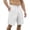 J279#White, variant on RMGVDSD Mens Straight-Fit Shorts Male Summer Casual Shorts Solid Color Short Pants Button Short Trousers Pocket Fashion Shorts Comfort Sweat Pants