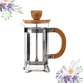 thumbnail image 1 of OFFIGAM 1Pcs Tea Brewing Coffee Brewer Bamboo Material with Filter for Outdoor Leisure Orange, 1 of 8