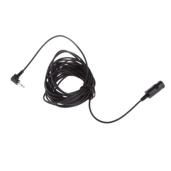 Micrófono Externo Sunnimix 2 Unids 2.5mm para DNX-9960 Receptor de Radio Adaptador de Micrófono de Automóvil