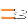 thumbnail image 1 of 11 Teeeth Pocket Chainsaw, Portable Survival Hand Chain Saw Wood Cutting Tool Emergency Camping Hiking Tool With Handles, 1 of 8