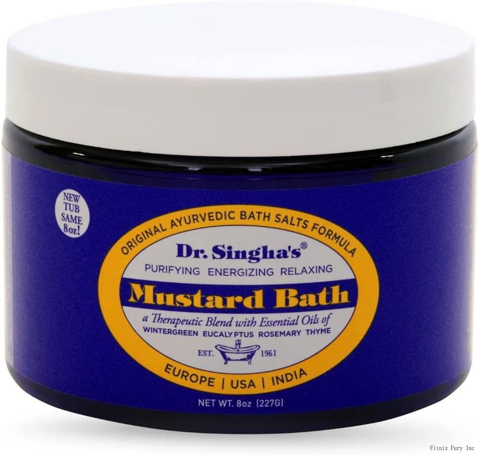 mustard bath salts, therapeutic bath detox relaxing bath soak for