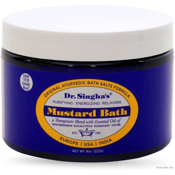 mustard bath salts, therapeutic bath detox relaxing bath soak for