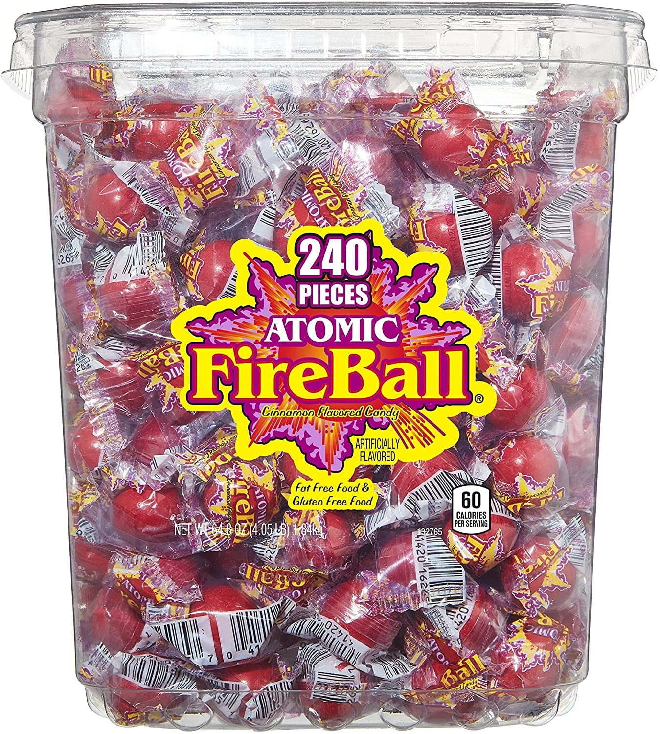 Atomic Fireballs Candy, 4.05 Pound Bulk Bag - Walmart.com