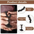 thumbnail image 4 of 3Pcs Christian Orthodox Prayer Rope Wooden Chotki 30/80/100 Knots Anglican Prayer Beads Blessing Prayer Beads with Tassel Religious Gift for Men Women Black, 4 of 9