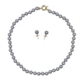thumbnail image 1 of Set 2 Piezas Collar y Aretes Perla de Mallorca 8mm 45cm | Plata, 1 of 5