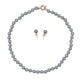 thumbnail image 1 of Set 2 Piezas Collar y Aretes Perla de Mallorca 8mm 45cm | Plata, 1 of 5
