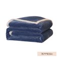 thumbnail image 3 of ZFYXGS Throw Blankets Soft Fuzzy Warm, Fuzzy Throw Blankets Couch Fleece, Throw Blankets Bed Cozy Machine Washable Plush Thick Comfy Checkered Furry Sofa Blue, 3 of 6