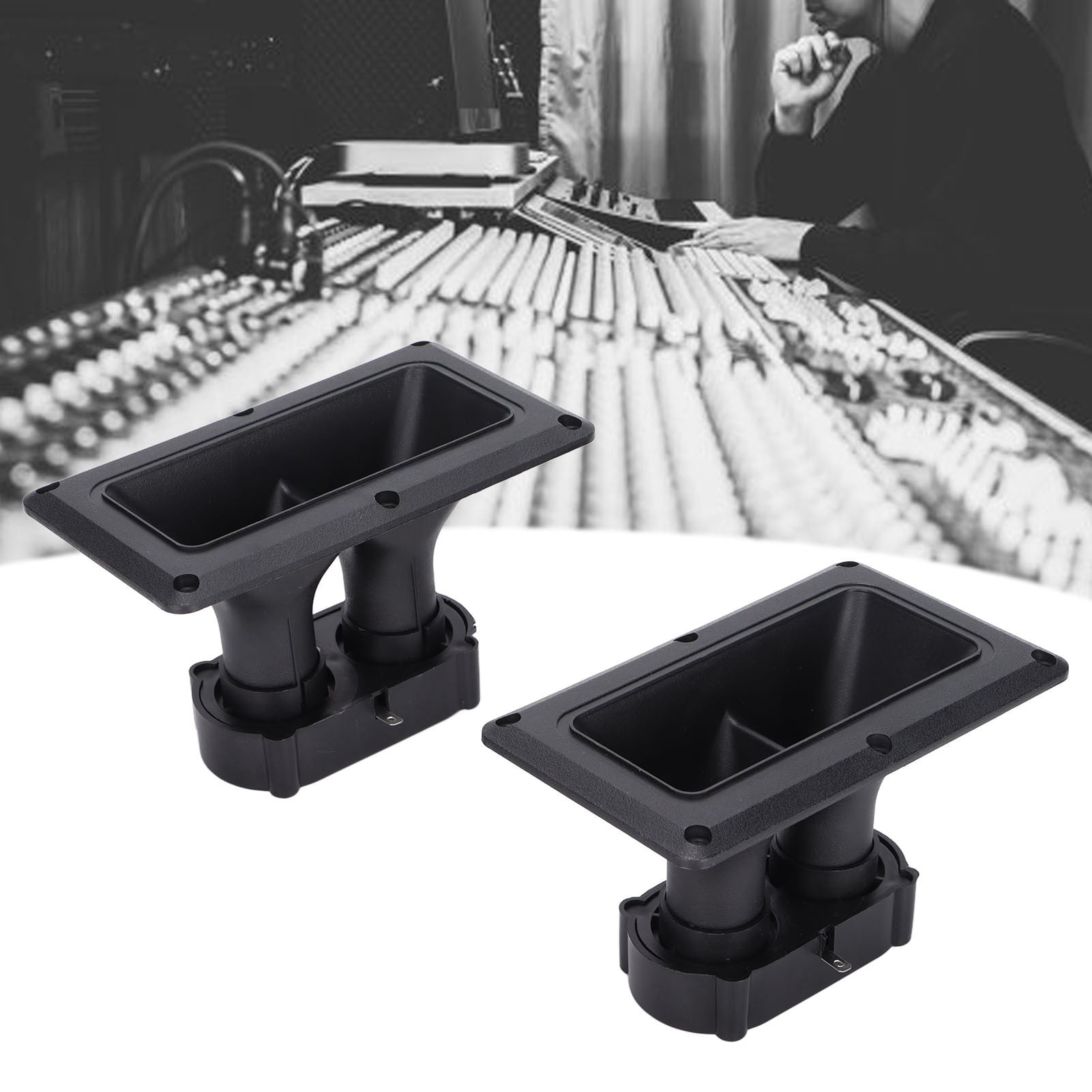 Tebru Wide Dispersion Horn Tweeter Dual Drive Ceramic High Sensitivity