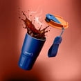 thumbnail image 2 of Vaso Térmico Doble Pared de Acero Inoxidable Steiner 560 ml con Correa, Azul, 2 of 6
