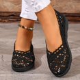 thumbnail image 6 of Fashion On Flat Comfortable Fishnet Hollow Out Casual Shoes Breathable Lightweight Walking Sneakers Non Outdoor Daily Wear Ladies Footwear, 6 of 9