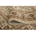 thumbnail image 6 of Elegance Traditional 7.6' x 10' Beige and Red Polypropylene Indoor Area Rug, 6 of 9