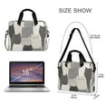 thumbnail image 3 of FORMRS 16" Laptop Sleeve Bag Carrying Case with Handle Travel Shoulder Briefcase, Gray Cute Cats, 3 of 8