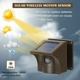 thumbnail image 3 of 1/2 Mile Long Range Solar Wireless Driveway Alarm Outdoor Weather Resistant Motion Sensor & Detector-Security Alert System-Monitor & Protect Outside Property,No Need to Replace Bat, 3 of 7