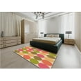 thumbnail image 5 of Ahgly Company Machine Washable Indoor Rectangle Transitional Grapefruit Red Area Rugs, 2' x 3', 5 of 7