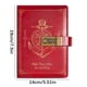 thumbnail image 3 of Password Notebook With Lock B6 Leather Diary Notebook Notes, secure lock diary, high appearance, portable, for dorm, metal lock, leather cover, for office use, 3 of 9