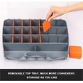 thumbnail image 3 of Makitoyo Hardware Storage Tools Organizer Cable and Clean Cover Organizer Container, 21 Adjustable Partition, 3 of 5