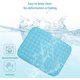 thumbnail image 4 of Summer Cooling Mat & Sleeping Pad- Water Absorption Top, Materials Safe, Easy Carry, EZ Clean. Keep Cooling for Pets, Kids and Adults.(Blue, 28" x 22"), 4 of 5