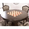 thumbnail image 3 of Sunset Trading Vegas 42.5" Round Wood Dining/Chess/Poker Table in Gray, 3 of 6