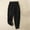 Black, variant on Cotton Harem Pants for Women Winter Warm Fleece Lined Palazzo Trousers Pull-on High Waist Lounge Pants Ankle Pants