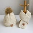 thumbnail image 4 of Mrzhqd Winter Warm Cotton Inner Hat Scarf Set 3 To 12 Years Old Boy And Girl Baby Hat Two Sets For 3-12 Years, 4 of 4