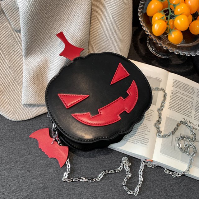 Bolso bandolera de dibujos animados para mujer, bandolera de demonio con correa ajustable, bolso divertido de Halloween