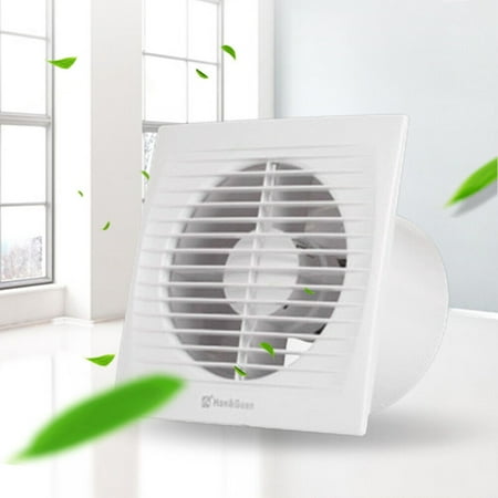 

Miumaeov 6 Ventilation Fan Air Vent Exhaust Fan Wall Mounted Fan Blower Ceiling Square Fan Silent for Household Toilet Bathroom Bedroom Office Windows Fan 22W 7-Blade Waterproof with Check Valve