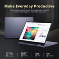 thumbnail image 3 of Dell 14" 2K 2-in-1 Touchscreen Laptop, AMD Ryzen AI 7 350, 16GB RAM, 2TB Storage (1TB SSD+1TB Dock Station Set), AMD Radeon Graphics, Copilot+ PC, Backlit Keyboard, Fingerprint Reader, Win 11, Blue, 3 of 9