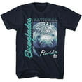 thumbnail image 1 of National Parks Everglades Manatee Navy Adult T-Shirt, 1 of 2