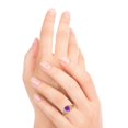 thumbnail image 5 of Diamond-Capitals 2.35 Carat Oval Cut Amethyst & Citrine Gemstone Beautiful Wedding Ring for Ladies in Solid 18K Rose Gold Size 7, 5 of 8