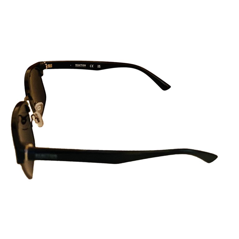 Kenneth Cole Reaction Black Mens Square Plastic Sunglass  display picture 1