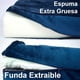 thumbnail image 4 of Cama para perro mediano fácil de limpiar y suave, Cama para perro o gato mediano de espuma resistente, Cama para mascota con Funda extraible Lavable en casa y Comoda con Respaldo (Mediana, Azul), 4 of 6