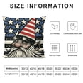 thumbnail image 6 of Nawypu 4th of July Pillow Covers, Memorial Patriotic USA Flag Gnome Stripes Pillowcase Independence Day Decor for Sofa Couch Bed Home,Set of 2 White, 6 of 6