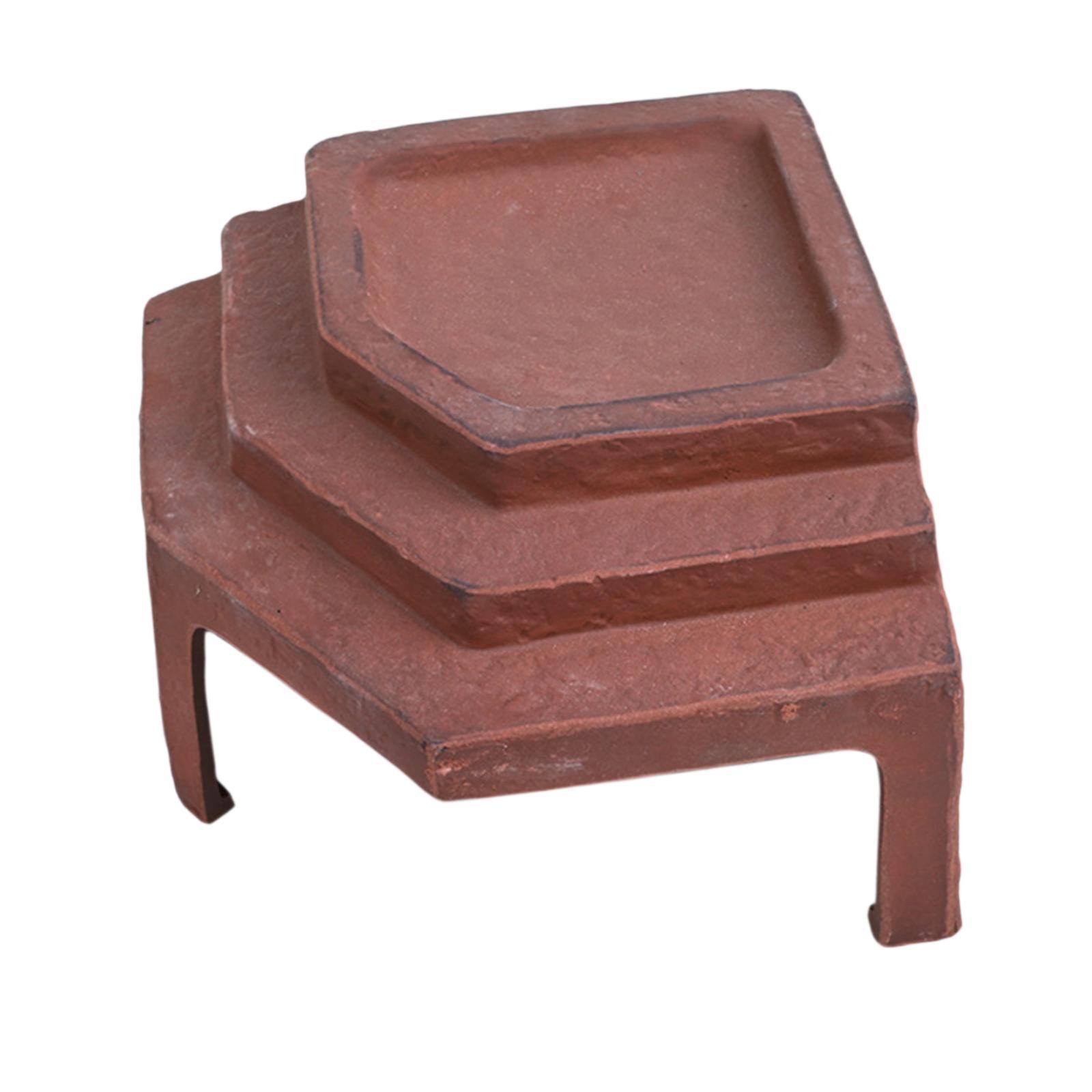 CarpNettore Turtle Basking Platform Ceramic Aquarium Decoration for Frog Terrapin Geckos