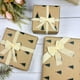 thumbnail image 5 of Cinta de terciopelo navideña para envolver adornos de árbol de Navidad, 1 pulgada de ancho, 10 yardas en total, tejido fino para invitaciones de boda, 5 of 5