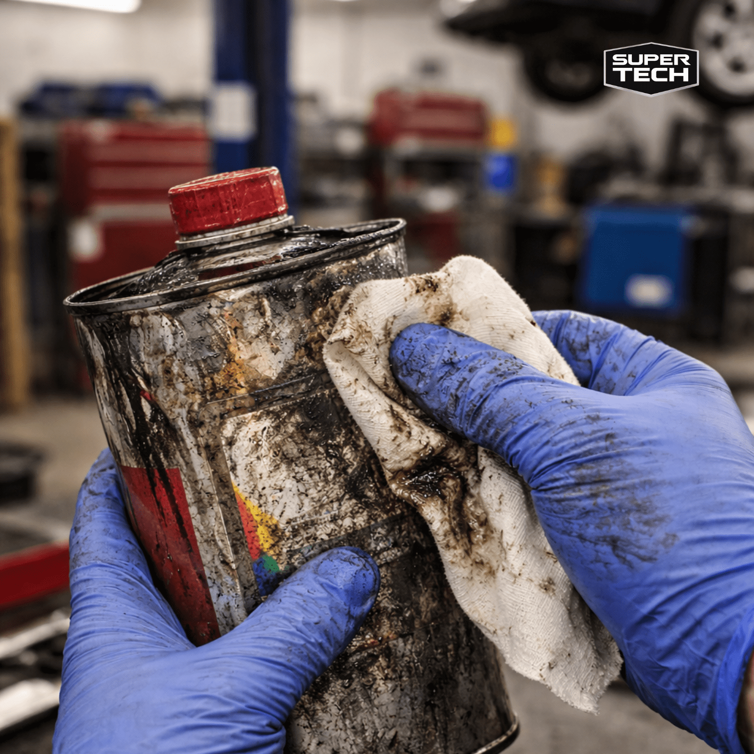 Super Tech XL Engine Degreaser Wipes, Heavy-Duty Dual Texture, 30 Count