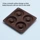 thumbnail image 3 of Bewildely Molde de 4 rejillas para hornear Chocolate, herramientas para pasteles, galletas, dulces, magdalenas, dispensador de moldes para Herramientas y accesorios para hornear Color café, 3 of 6