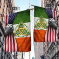 thumbnail image 3 of Celtic Trinity Irish American Flag THB3643Fv1 - Garden Flag (11.5" x 17.5"), 3 of 7