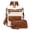 Color 06, variant on PRIYAL Leather Laptop Backpack for Women 15.6 Inch Work Backpack With Purse for Travel Work