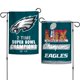 thumbnail image 4 of Bandera de jardín WinCraft Philadelphia Eagles, 2 veces Super Bowl, 4 of 4