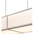 thumbnail image 3 of Meyda Tiffany 178216 Quadrato 6 Light 72" Wide Linear Pendant - Nickel, 3 of 7