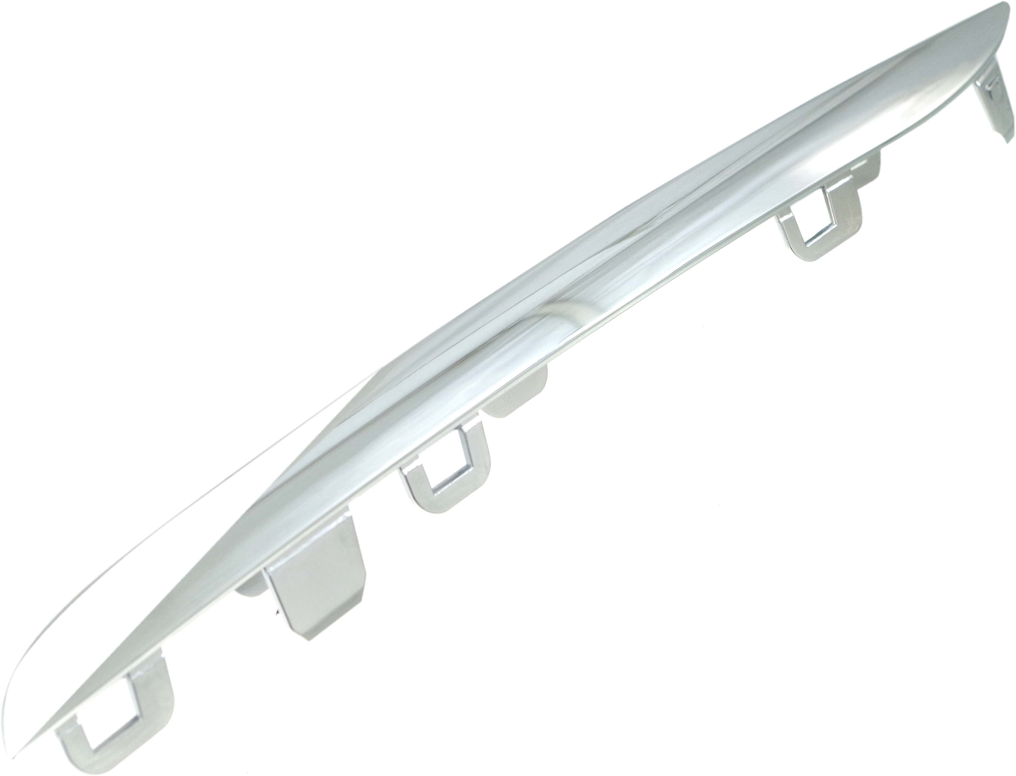 Grille Trim Compatible with 2015-2018 Mercedes Benz C300 2015 C400 Left Driver Side, Lower Chrome CAPA Certified